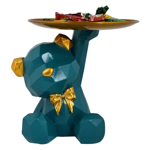 Cool_Dog_Showpiece_of_Sitting_Position_of_Blue_Color_|_For_Home_Decor_Showpiece