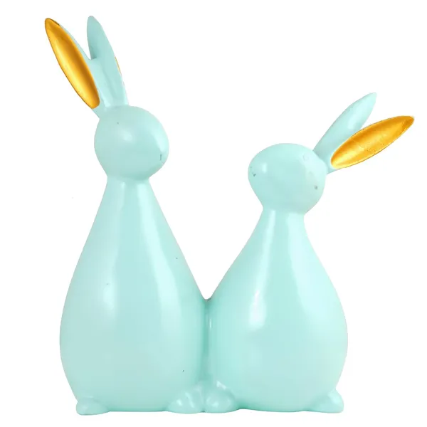 Cute_Rabbit_Pair_Showpiece_of_Light_Green_Color_of_Set_of_2_|_Decorative_Item_for_Home_Decor