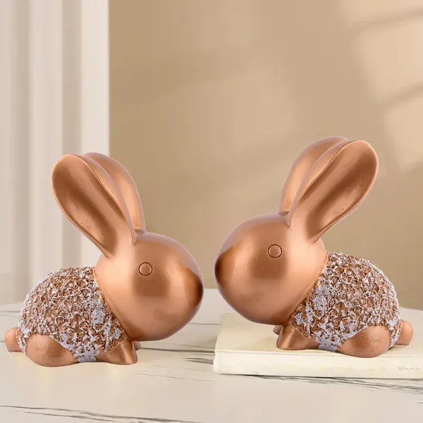 Cute_Bunnies_Rabbit_Animal_Showpiece_of_Golden_Color_of_Set_of_2_|_Heritage_Look_for_Home_Decor