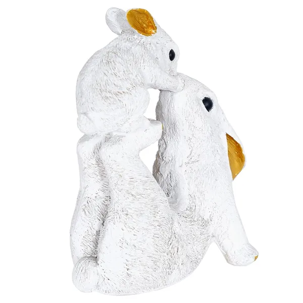 Rabbit_Statue_with_Rabbit_Baby_Playing_Showpiece_of_White_Color_|_Decorative_Item_for_Home_Decor