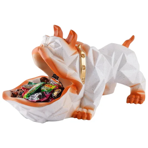 Bulldog_Candy_Dispenser_Animal_Shaped_Showpiece_of_White_Color_|_For_Home_Decor