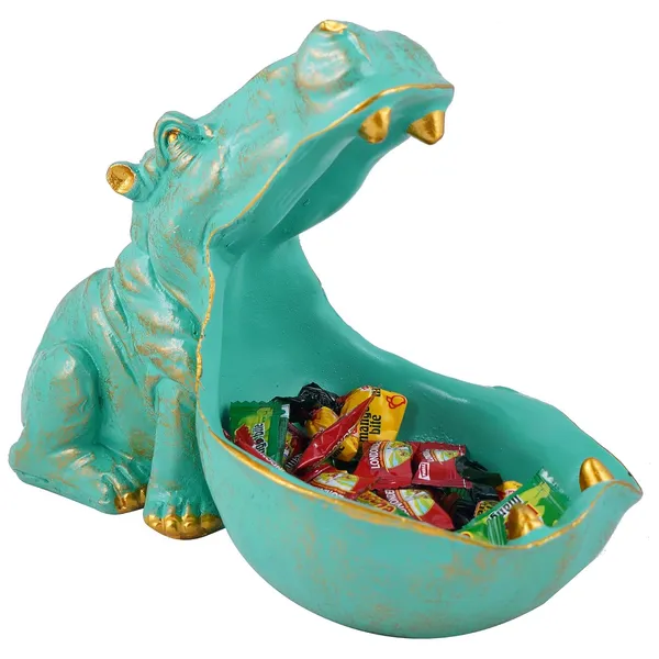 Handcrafted_Angry_Hippopotamus_Mouth_Open_Face_Sculpture_of_Green_Color_|_For_Home_Decoration