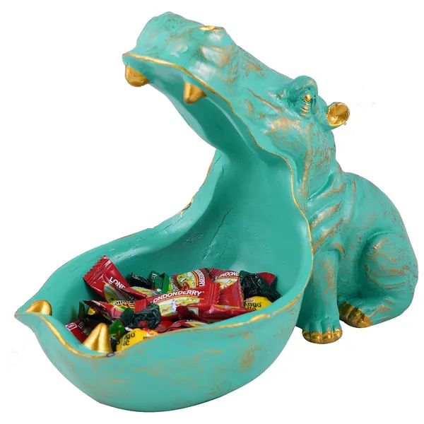 Handcrafted_Angry_Hippopotamus_Mouth_Open_Face_Sculpture_of_Green_Color_|_For_Home_Decoration