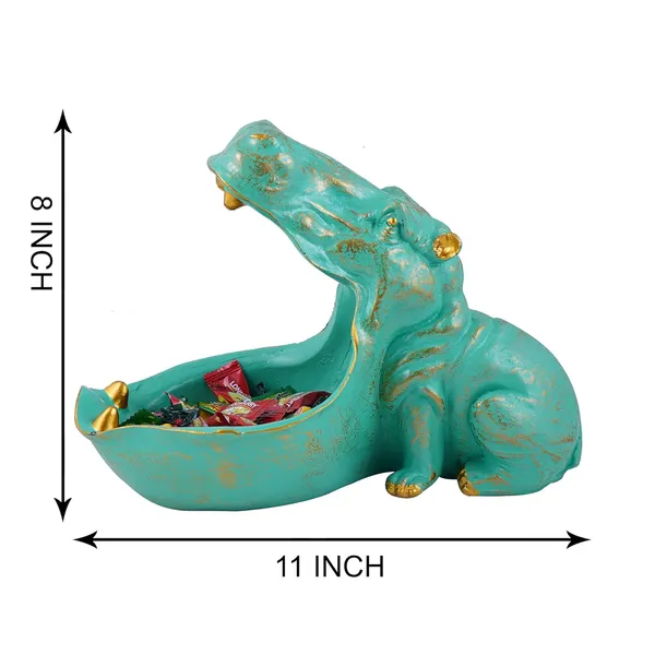 Handcrafted_Angry_Hippopotamus_Mouth_Open_Face_Sculpture_of_Green_Color_|_For_Home_Decoration