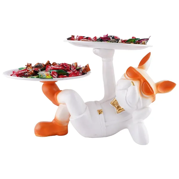 Cute_Dog_Serving_Trays_Showpiece_of_White_Color_|_Antique_Item_for_Home_Decor