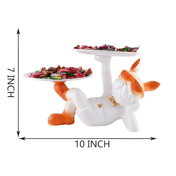 Cute_Dog_Serving_Trays_Showpiece_of_White_Color_|_Antique_Item_for_Home_Decor
