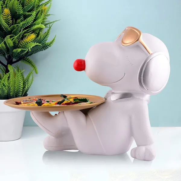 Dog_Showpiece_with_Tray_of_White_Color_|_Luxury_Home_Decor_Accent