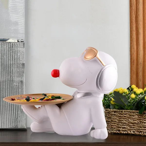 Dog_Showpiece_with_Tray_of_White_Color_|_Luxury_Home_Decor_Accent
