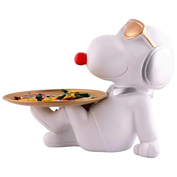 Dog_Showpiece_with_Tray_of_White_Color_|_Luxury_Home_Decor_Accent
