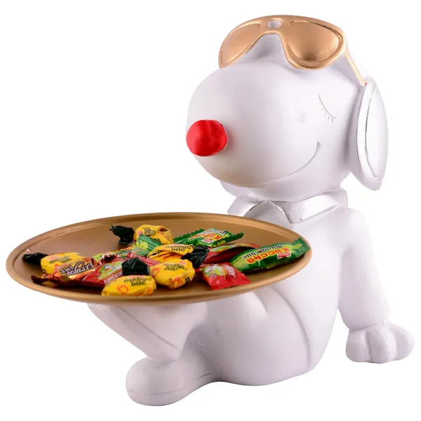 Dog_Showpiece_with_Tray_of_White_Color_|_Luxury_Home_Decor_Accent