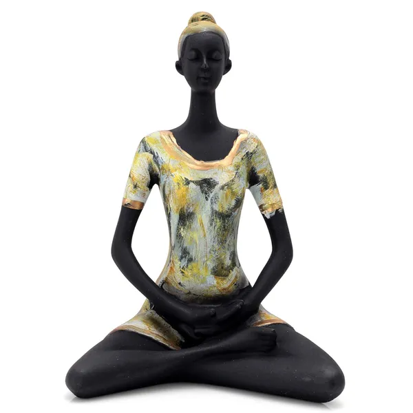 Yoga_Lady_Showpiece_Figurine_of_Set_of_3_|_For_Home_and_Office_Decor
