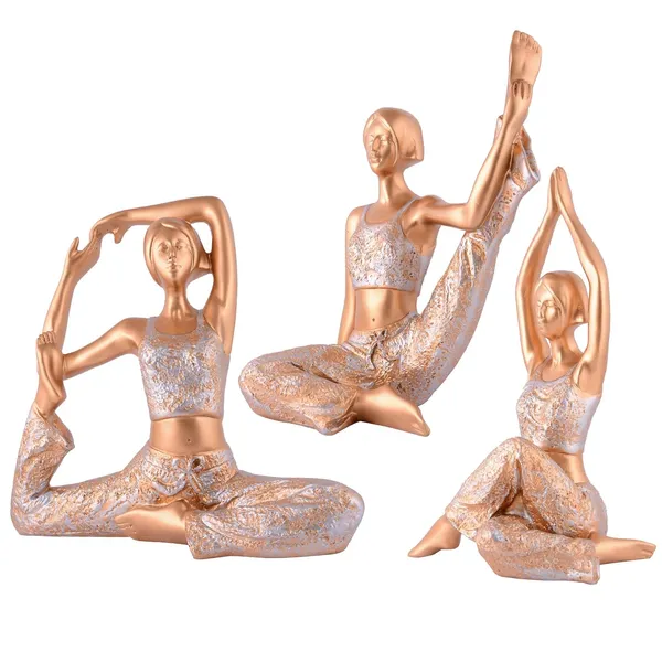 Lady_Yoga_Poses_Statue_of_Set_of_3_|_For_Home_Decoration