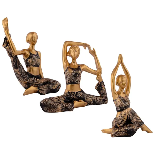 Cooper_Lady_Yoga_Poses_Statue_of_Multicolor_|_For_Home_Decoration
