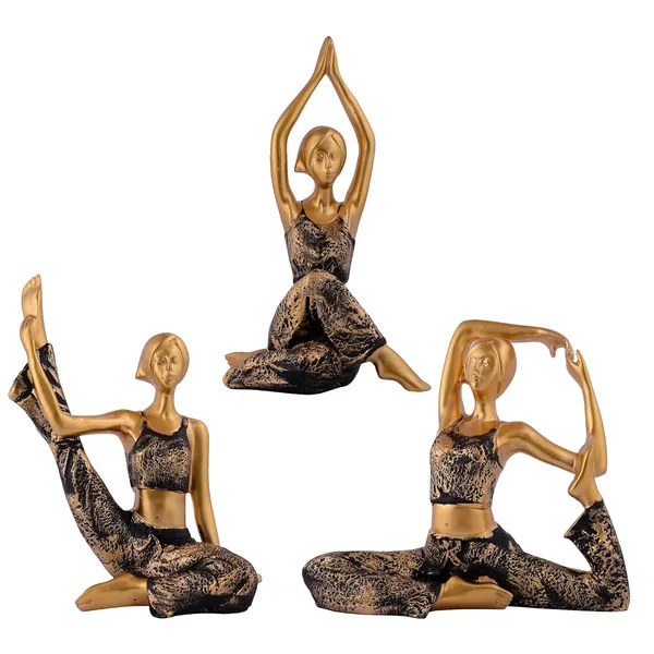 Cooper_Lady_Yoga_Poses_Statue_of_Multicolor_|_For_Home_Decoration