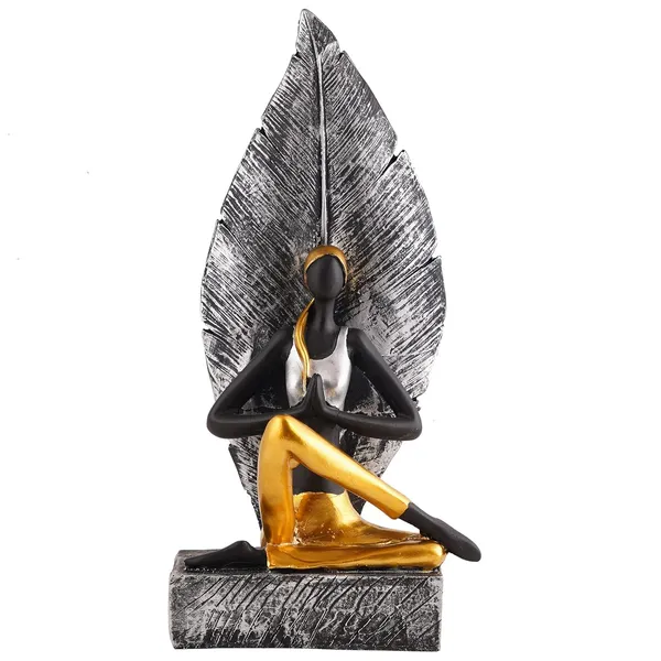 Sukhasana_Yoga_Poses_Statue_of_Black_and_Golden_Color_|_Artistry_Gift_Item