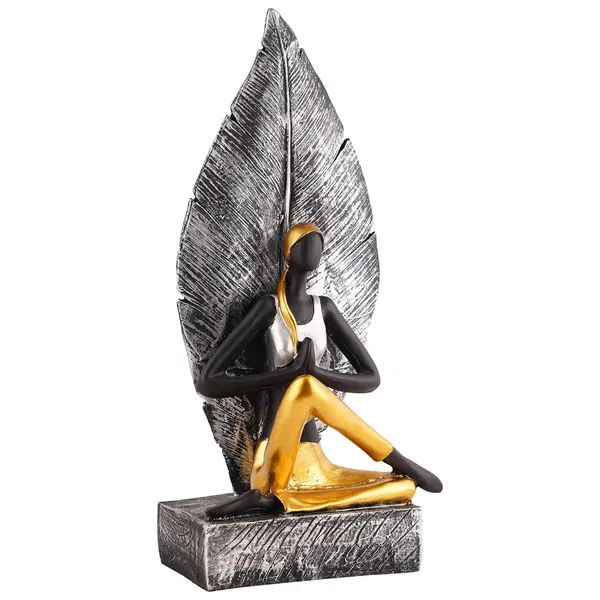 Sukhasana_Yoga_Poses_Statue_of_Black_and_Golden_Color_|_Artistry_Gift_Item