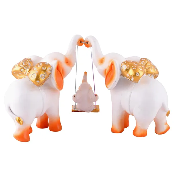 Elephant_Showpiece_of_White_Color_of_Set_of_3_|_For_Home_&_Office_Decor