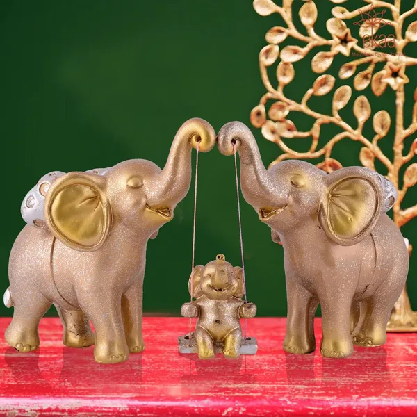 Elephant_Showpiece_of_Golden_Color_|_Home_Decor_for_Asthetic_Apeal