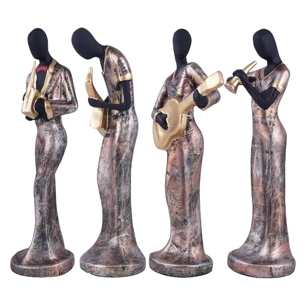 Polyresin_Lady_Hand_Musical_Instrument_Statue_Showpiece_of_Set_of_4_|_For_Home_Decor