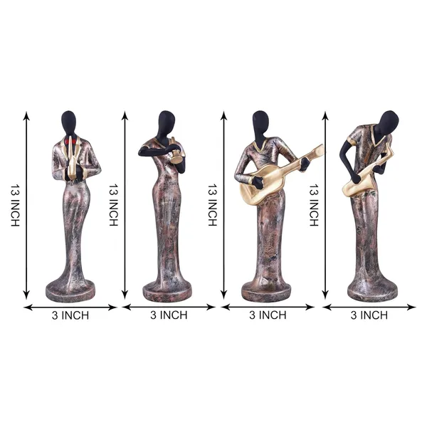 Polyresin_Lady_Hand_Musical_Instrument_Statue_Showpiece_of_Set_of_4_|_For_Home_Decor