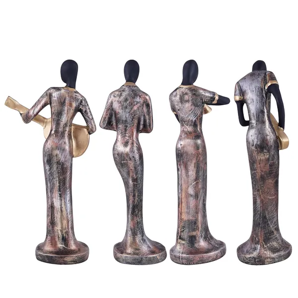 Polyresin_Lady_Hand_Musical_Instrument_Statue_Showpiece_of_Set_of_4_|_For_Home_Decor