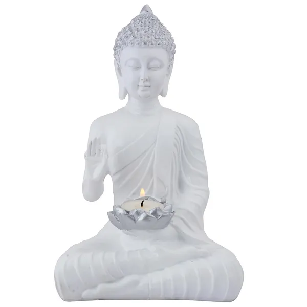 Samadhi_Buddha_Showpiece_of_White_Color_|_Artistry_Gift_Item
