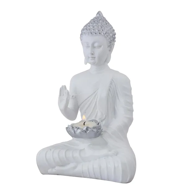 Samadhi_Buddha_Showpiece_of_White_Color_|_Artistry_Gift_Item