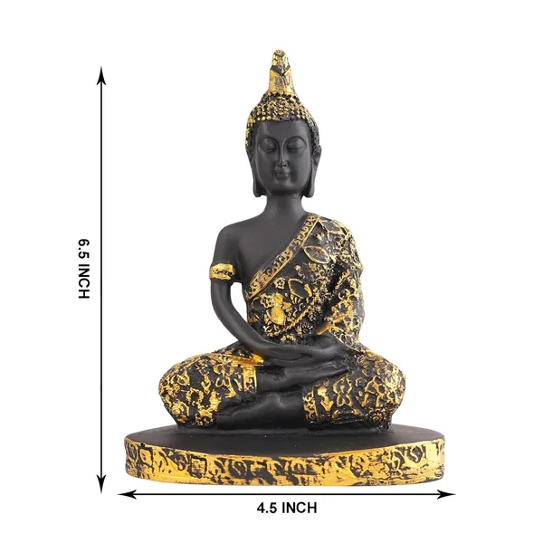 Spiritual_Buddha_Showpiece_of_Black_and_Golden_Color_|_Elegant_Decorative_Gift_Item
