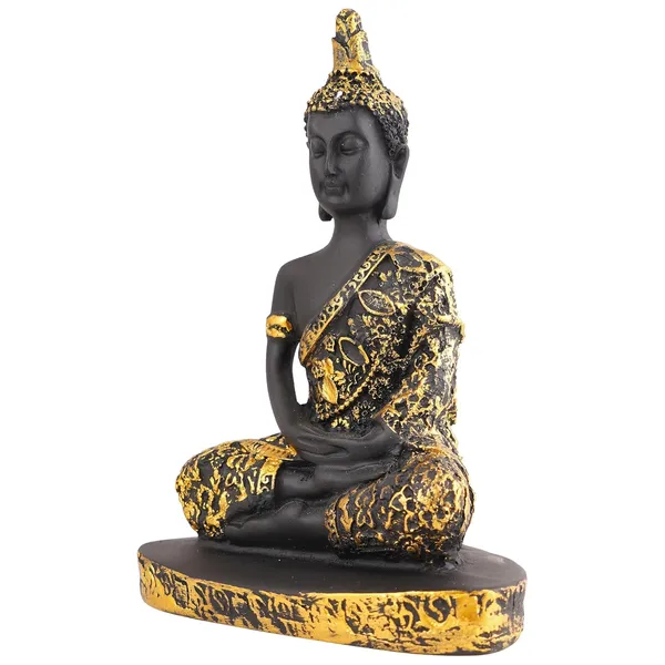 Spiritual_Buddha_Showpiece_of_Black_and_Golden_Color_|_Elegant_Decorative_Gift_Item