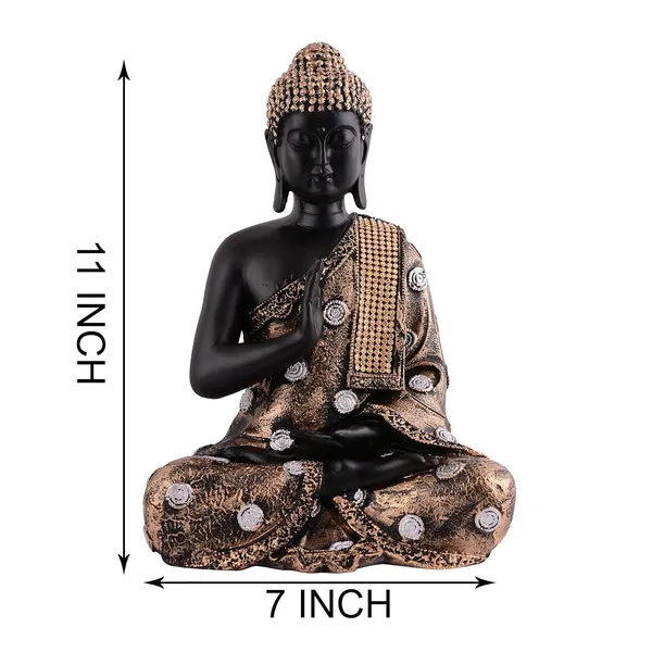 Samadhi_Buddha_Showpiece_of_Black_and_Golden_Color_|_For_Home_&_Office_Decor
