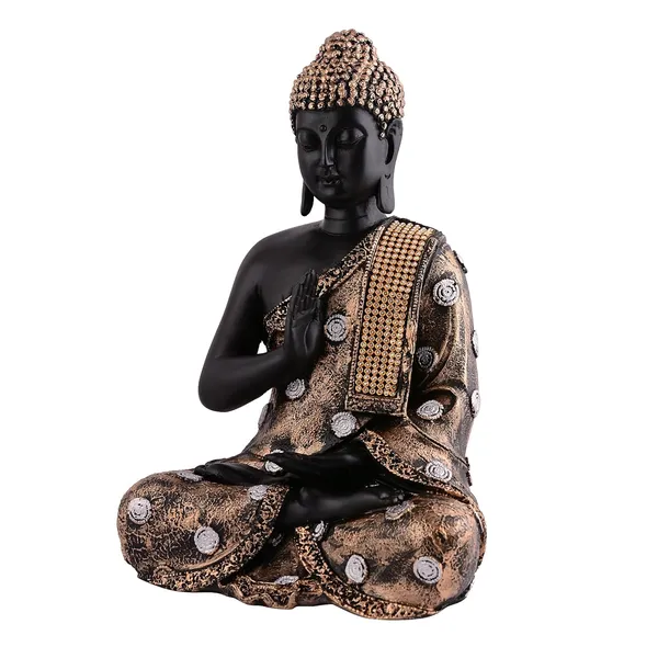 Samadhi_Buddha_Showpiece_of_Black_and_Golden_Color_|_For_Home_&_Office_Decor