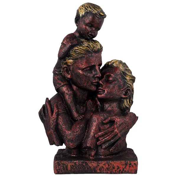Polyresin_Loving_Symbol_Family_Mother_Father_Child_Showpiece_|_For_Home_Decoration