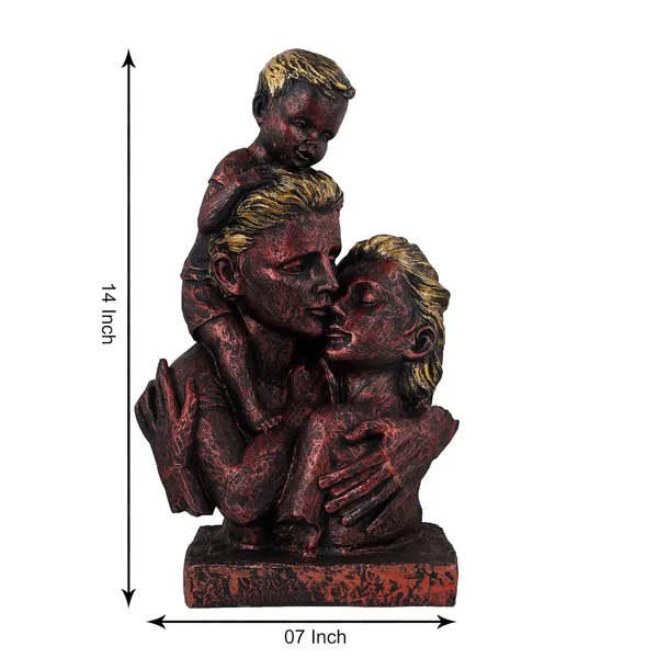 Polyresin_Loving_Symbol_Family_Mother_Father_Child_Showpiece_|_For_Home_Decoration