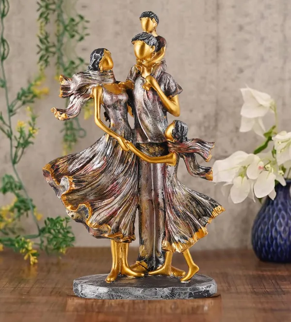 Polyresin_Family_Couple_Showpiece_of_Golden_Color_|_For_Home_Decor_Showpiece