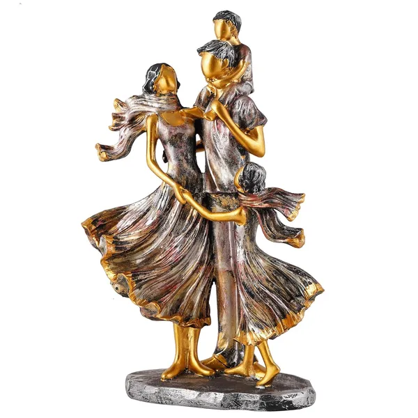 Polyresin_Family_Couple_Showpiece_of_Golden_Color_|_For_Home_Decor_Showpiece