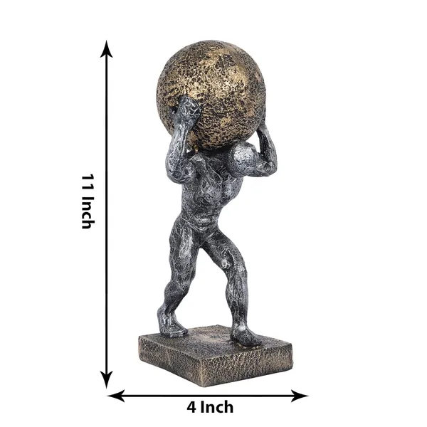 Earth_Men_Showpiece_of_Golden_and_Grey_Color_|_For_Home_Decor_Showpiece