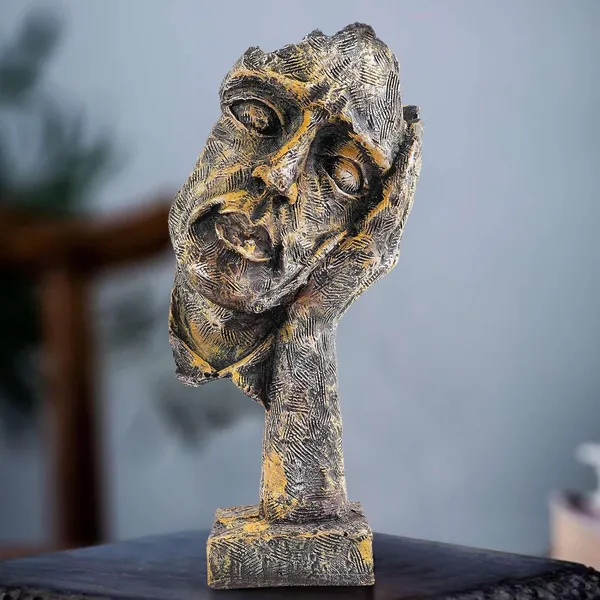 Antique_Face_of_Abstract_Art_Decor_Showpiece_|_Royal_Decor_for_Home