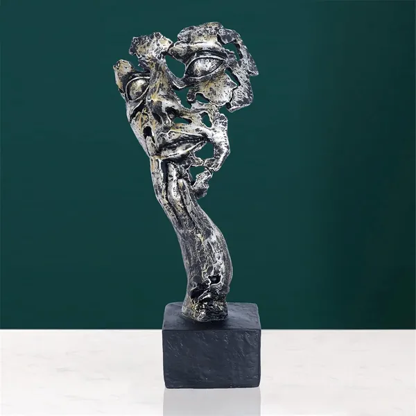 Man_Design_Showpiece_with_Stand_of_Black_Color_|_Premium_for_Home_Decor
