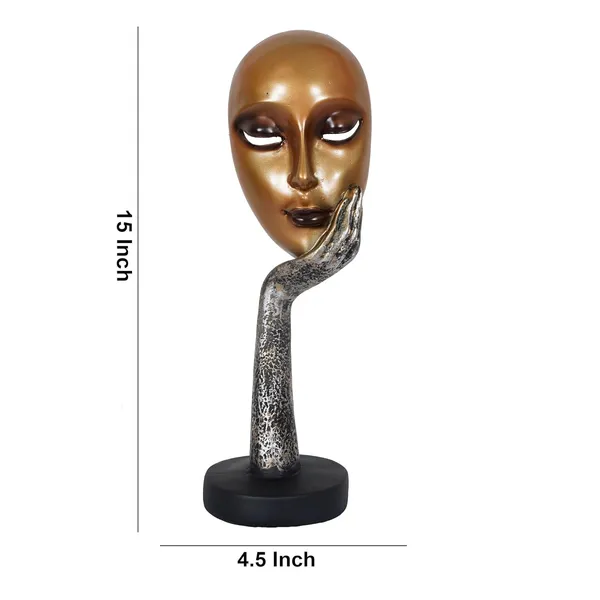 Lady_Face_Showpiece_of_Standing_Position_of_Golden_Color_|_For_Home_Decoration