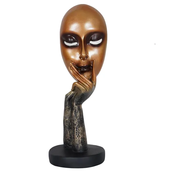Human_Lady_Face_Showpiece_of_Golden_Color_|_For_Home_Decoration