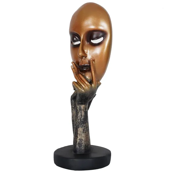 Human_Lady_Face_Showpiece_of_Golden_Color_|_For_Home_Decoration
