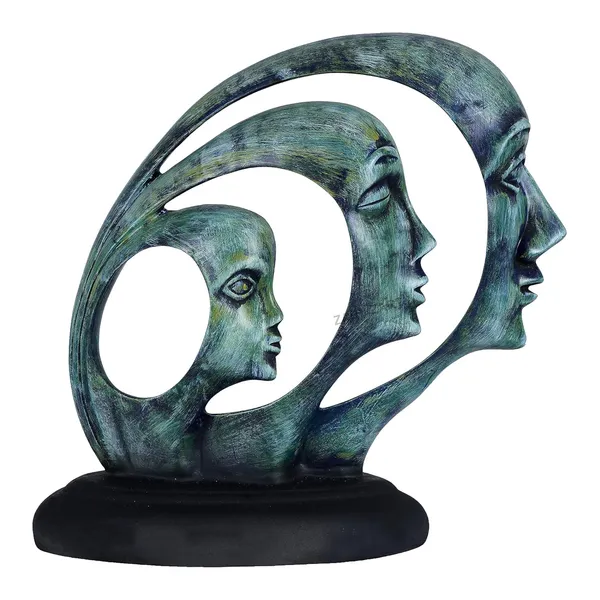 Lady_Face_Showpiece_of_Standing_Position_OF_Blue_Color_|_Elegant_Touch_on_Home_Decor