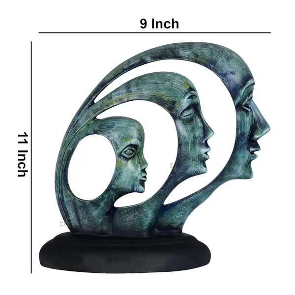 Lady_Face_Showpiece_of_Standing_Position_OF_Blue_Color_|_Elegant_Touch_on_Home_Decor