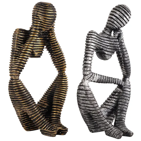 Thinking_Man_Showpiece_of_Set_of_2_|_Antique_Decorative_Item