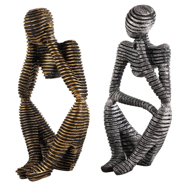 Thinking_Man_Showpiece_of_Set_of_2_|_Antique_Decorative_Item