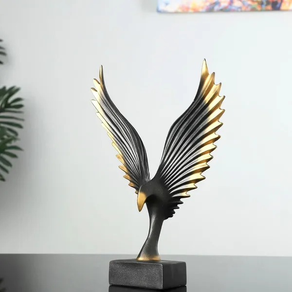 Eagle_Bird_Wings_Showpiece_of_Black_Color_|_For_Home_Decor