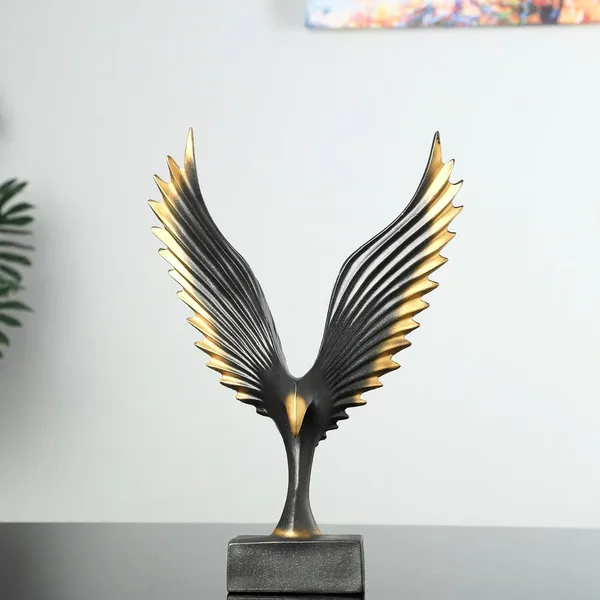Eagle_Bird_Wings_Showpiece_of_Black_Color_|_For_Home_Decor