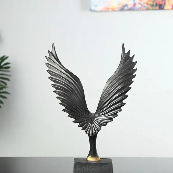 Eagle_Bird_Wings_Showpiece_of_Black_Color_|_For_Home_Decor