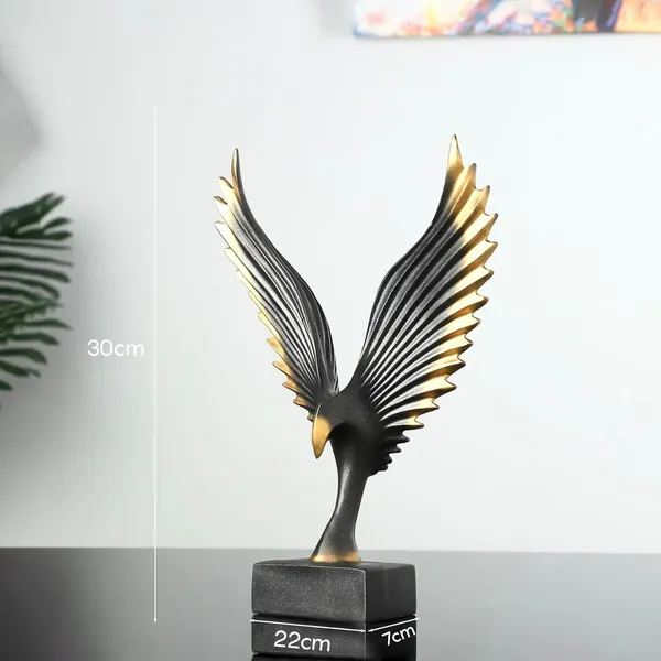 Eagle_Bird_Wings_Showpiece_of_Black_Color_|_For_Home_Decor