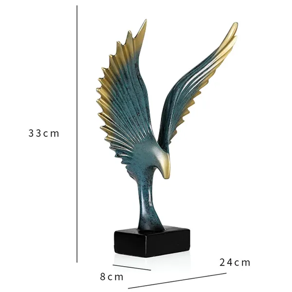 Blue_Loom_Tree_Retro_Style_Eagle_Wing_Showpiece_|_For_Home_Decoration